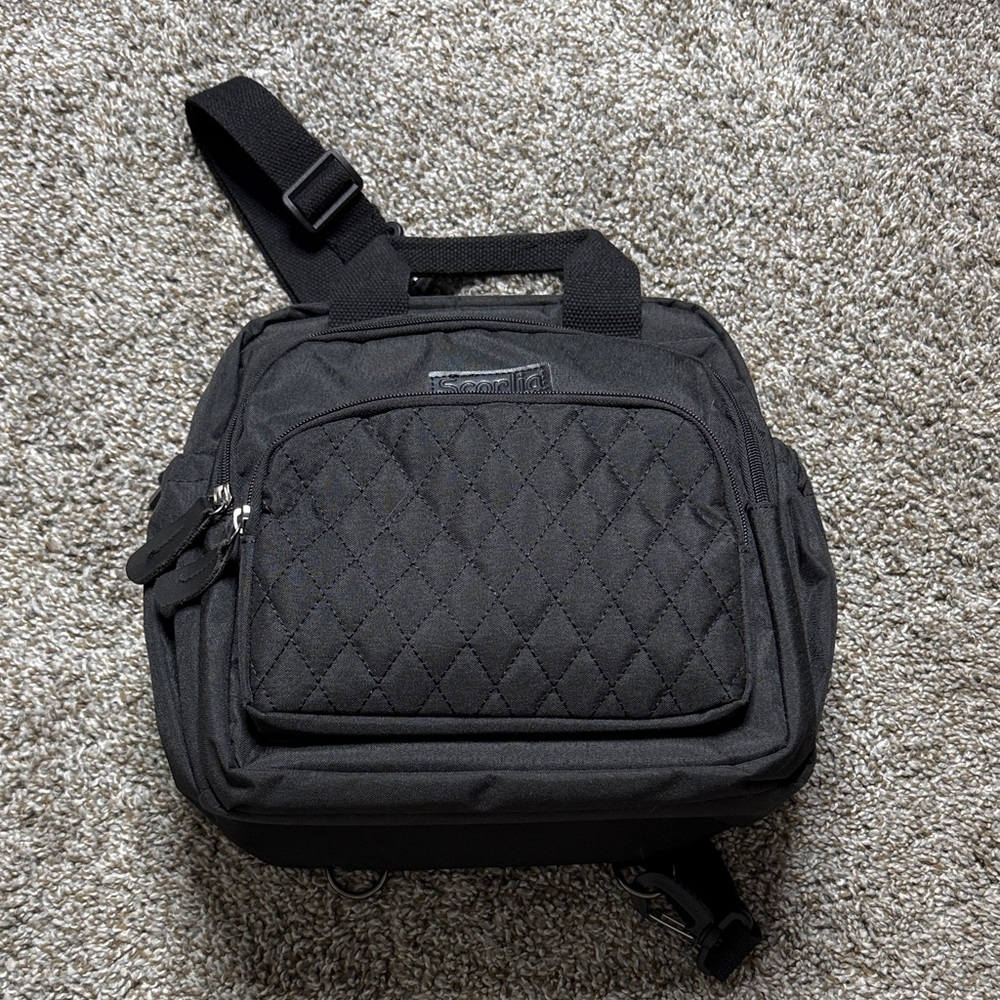 Black Convertible Lunch Tote
